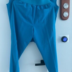 Blue Jumpsuit with Pockets